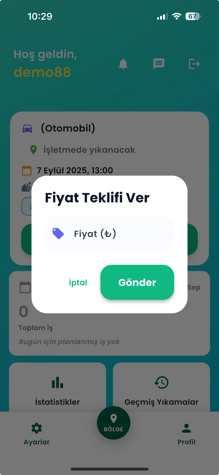 Teklif Verme