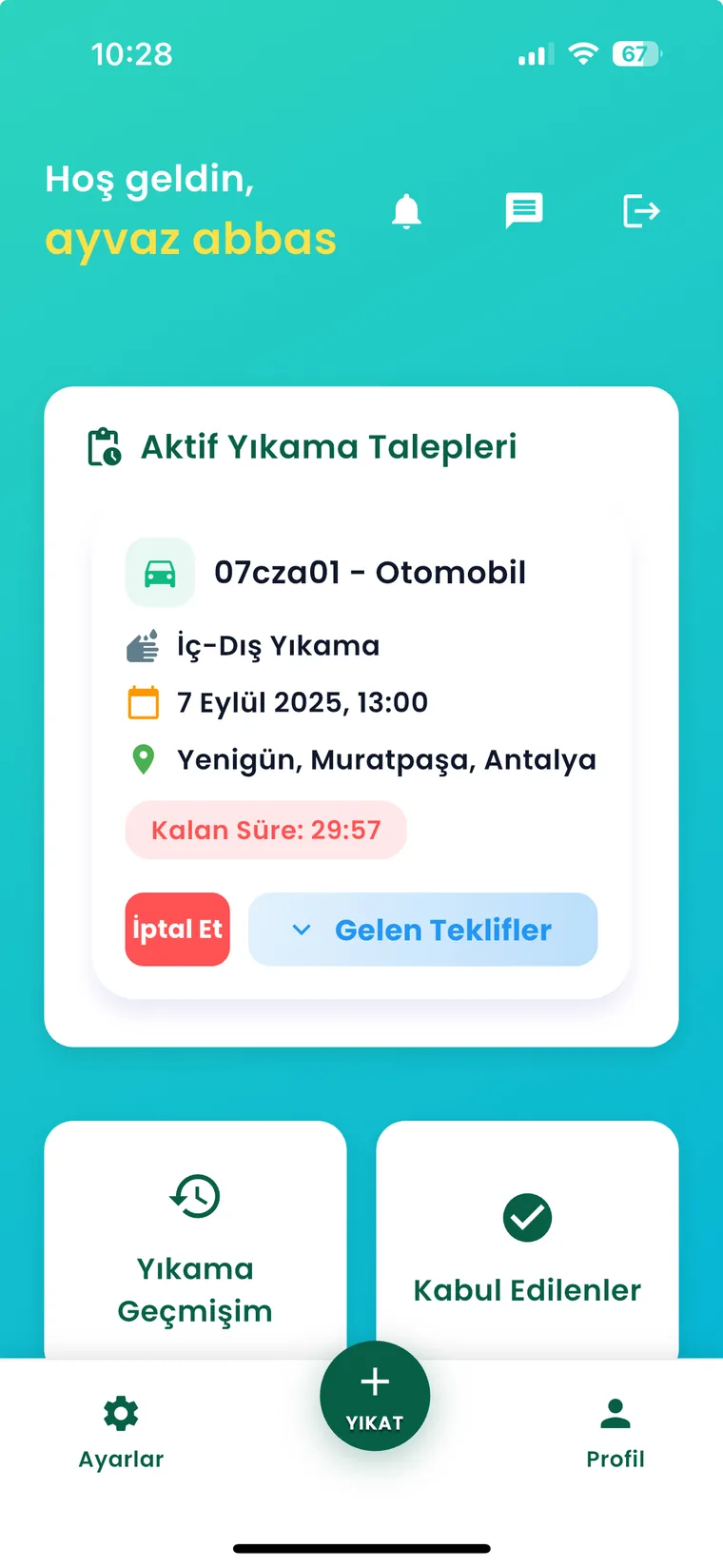 Talep Oluşturma